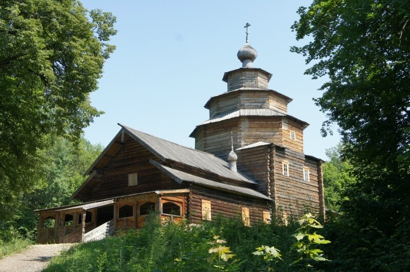 Первая деревянная Церковь в Покровской Слободе