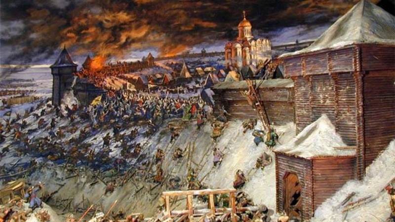 shturm ryazani diorama v ryazanskom kremle