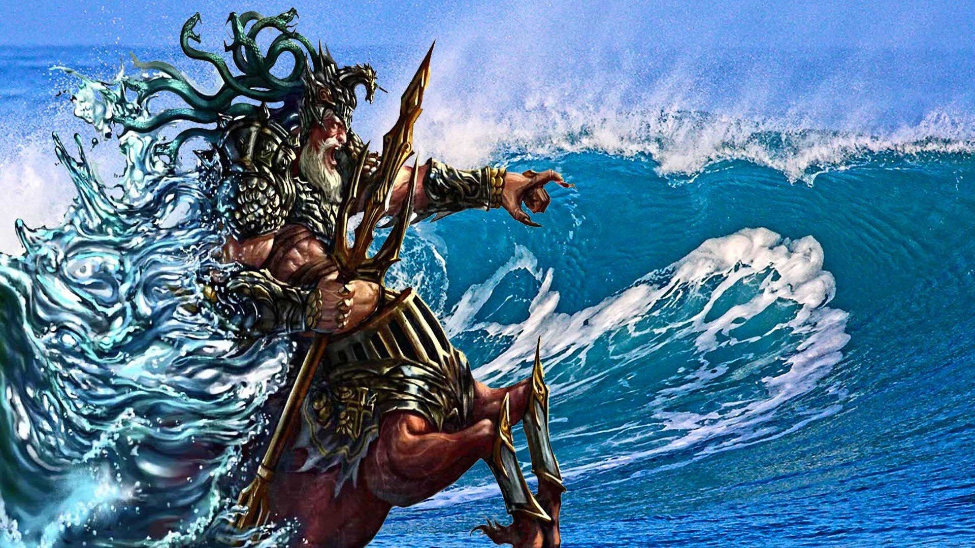Посейдон тел. Посейдон (мифология). Нептун царь морей. Посейдон Бог морей. Посейдон Тритон и Нептун.